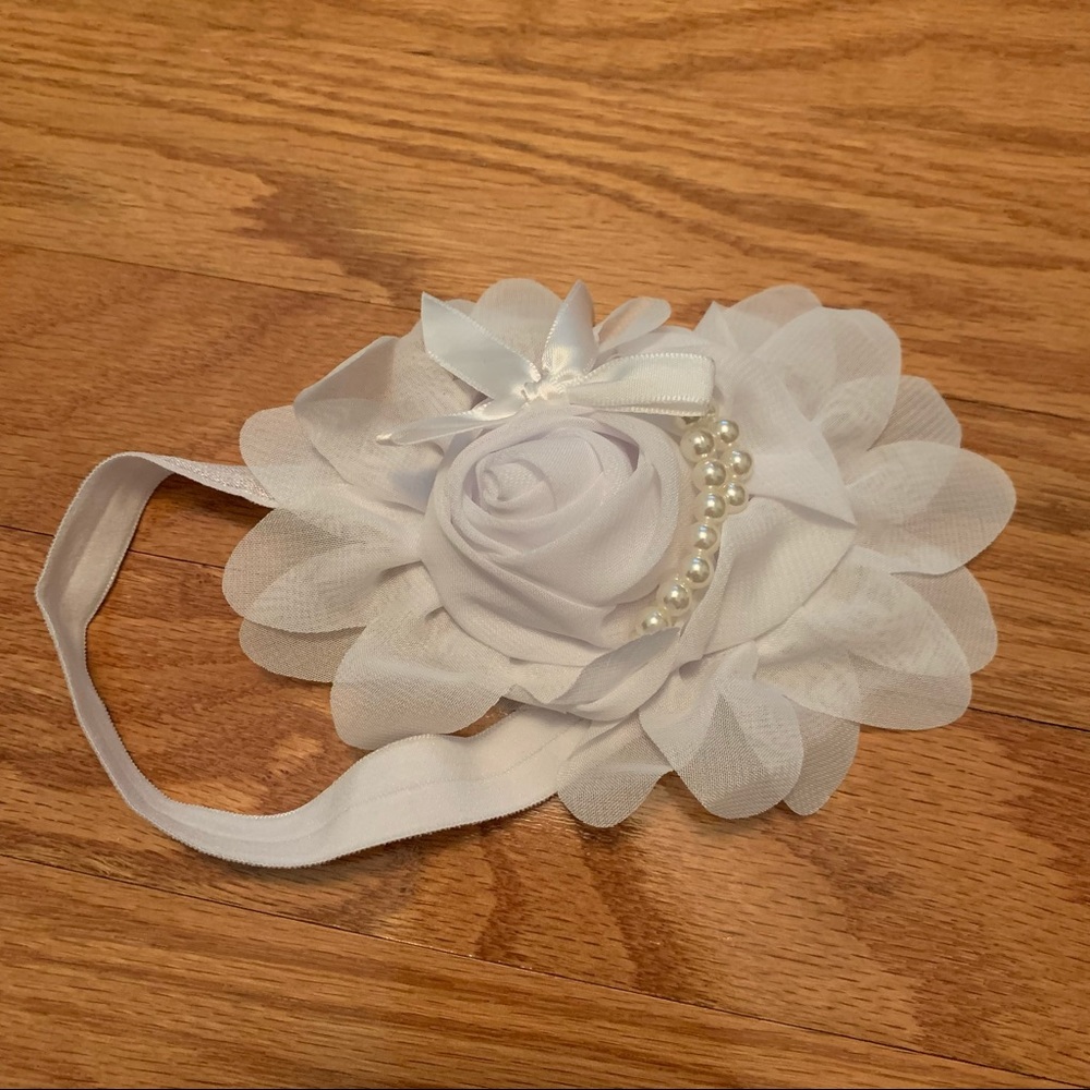 NWOT Little Girl’s Flower Headbands | 10 pack | White